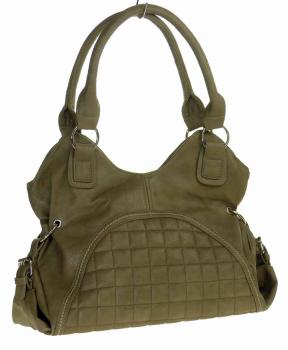 Sehr schöne Damen Handtasche in Dunkelbeige